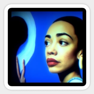 Sade blue Sticker